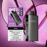 WAKA Canada Infinity Lean 20K disposable vape 20000 Puffs 650mAh 3-level power modes Grape葡萄 20mg/ml Nicotine product & flavour CAD $20.99 CAD $24.99 a smart, flavour-packed vaping experience