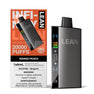 WAKA Canada Infinity Lean 20K disposable vape 20000 Puffs 650mAh 3-level power modes Mango Peach芒果桃子 20mg/ml Nicotine package & product CAD $20.99 CAD $24.99 premium long-lasting disposable e-cigarette