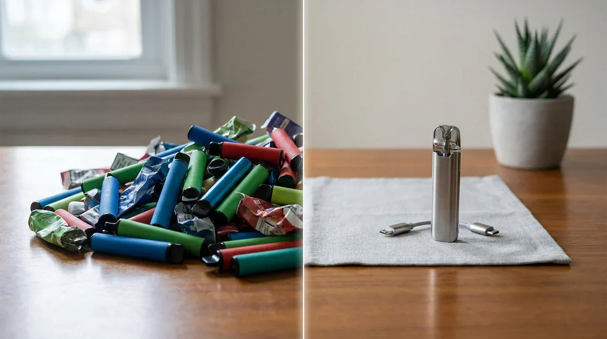 Disposable Vape vs Pod: Before You Bin Another Lithium Battery