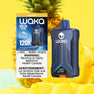 WAKA Optimus 120K Disposable Vape in Pineapple flavor, featuring 30mL e-liquid capacity, 18mg/mL nicotine strength, Dual Mode, and RDL Max Cloud rechargeable design🍍

